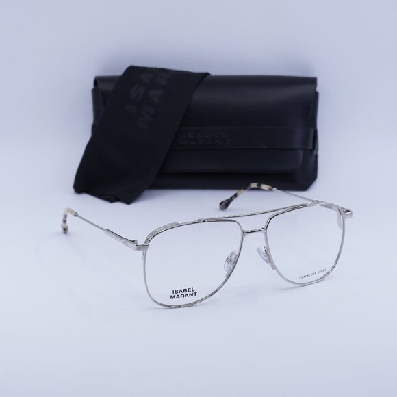 Isabel Marant IM 0057 0010 00 Aviator Eyeglasses 56mm - Palladium main image 4